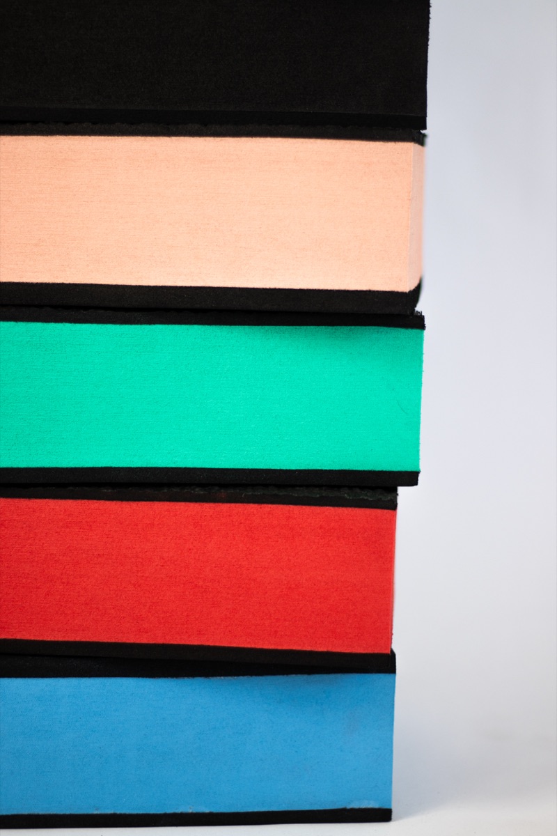 Detalhe das cores dos steps Versal 2