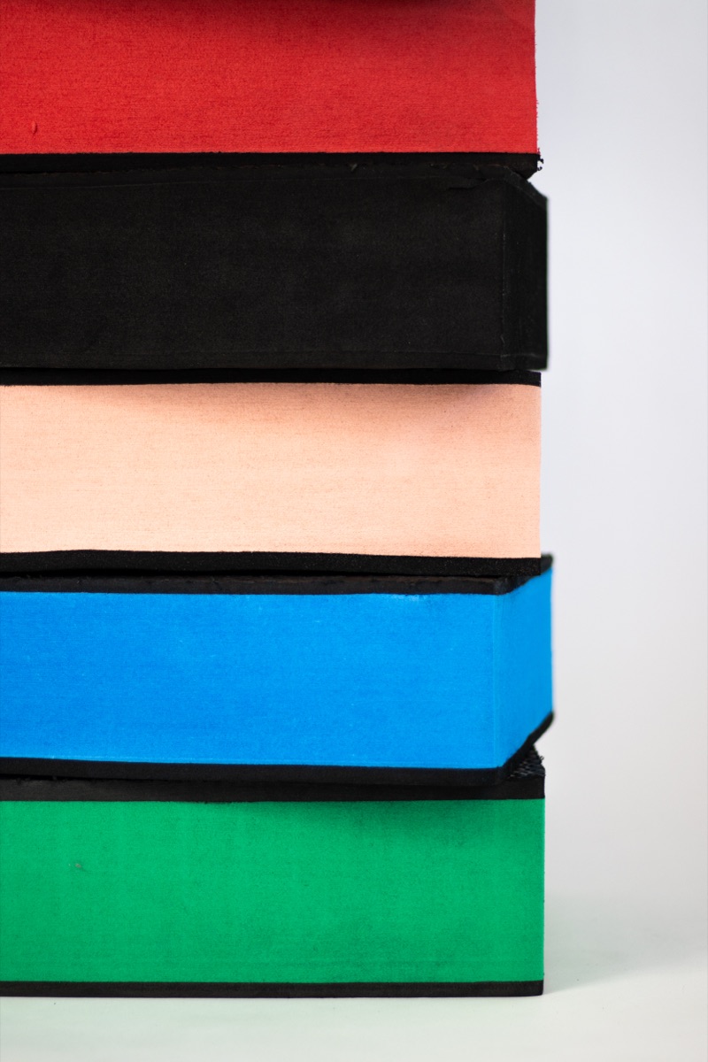 Detalhe das cores dos steps Versal 5